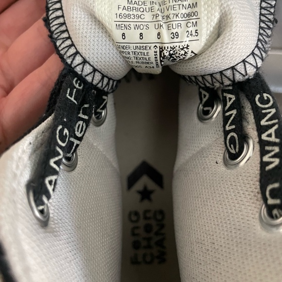 Converse Black and White Chuck Taylor Sneakers - Picture 5 of 6